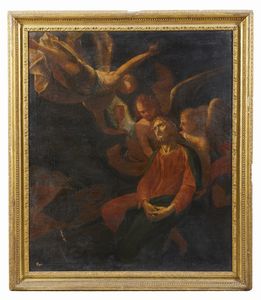 ARTISTA DEL XVII SECOLO : Coppia di dipinti raffiguranti Cristo deriso e il sogno di San Giuseppe  - Asta Asta 379 | ARTE ANTICA E DEL XIX SECOLO - Dipinti antichi e antiquariato  Online - Associazione Nazionale - Case d'Asta italiane