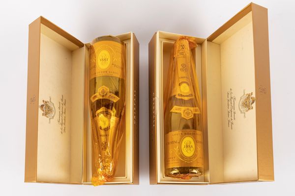 FRANCIA : Louis Roederer Cristal (2 BT)  - Asta Vini e distillati - Associazione Nazionale - Case d'Asta italiane