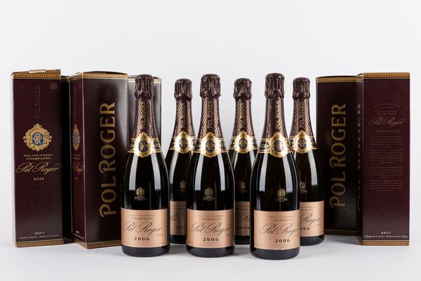 FRANCIA : Pol Roger Vintage Brut Rose (6 BT)  - Asta Vini e distillati - Associazione Nazionale - Case d'Asta italiane