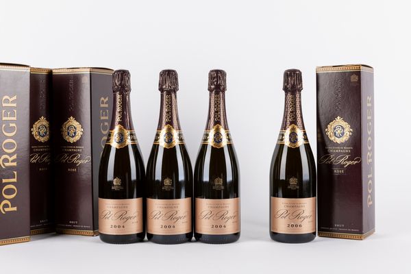 FRANCIA : Pol Roger Vintage Brut Rose (4 BT)  - Asta Vini e distillati - Associazione Nazionale - Case d'Asta italiane