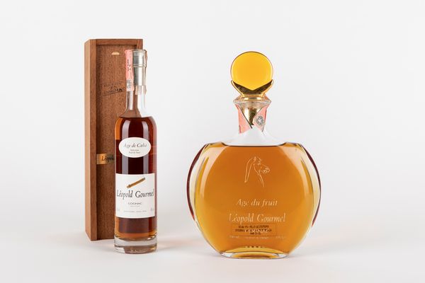 FRANCIA : Leopold Gourmel Cognac (2 BT)  - Asta Vini e distillati - Associazione Nazionale - Case d'Asta italiane