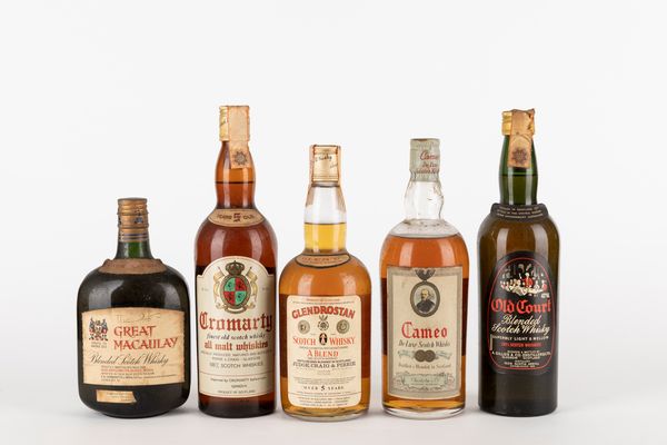 Scozia : Selezione Scotch Whisky (5 BT)  - Asta Vini e distillati - Associazione Nazionale - Case d'Asta italiane