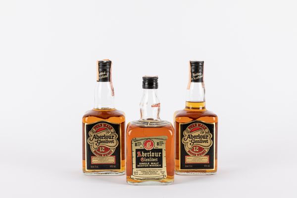 Scozia : Selezione Aberlour Glenlivet (3 BT)  - Asta Vini e distillati - Associazione Nazionale - Case d'Asta italiane