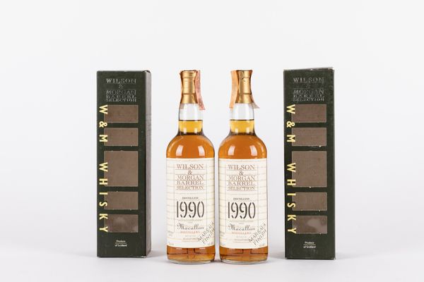 Scozia : Macallan 1990 Marsala Finish Wilson & Morgan Barrel Selection (2 BT)  - Asta Vini e distillati - Associazione Nazionale - Case d'Asta italiane