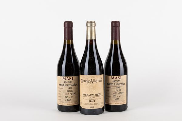 Veneto : Masi Amarone della Valpolicella (3 BT)  - Asta Vini e distillati - Associazione Nazionale - Case d'Asta italiane