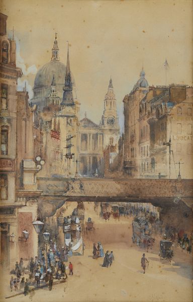 LAUDER CHARLES JAMES (1841 - 1920) : Saint Paul Cathedral  - Asta Asta 381 | ARTE ANTICA E DEL XIX SECOLO - Dipinti del XIX secolo  Online - Associazione Nazionale - Case d'Asta italiane