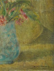 MARANA EUGENIO (1879 - 1978) : Vaso di fiori  - Asta Asta 381 | ARTE ANTICA E DEL XIX SECOLO - Dipinti del XIX secolo  Online - Associazione Nazionale - Case d'Asta italiane