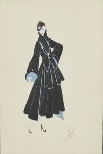 ERTE' (ROMAIN DE TIRTOFF) (1892 - 1990) : Coppia di bozzetti di moda  - Asta Asta 381 | ARTE ANTICA E DEL XIX SECOLO - Dipinti del XIX secolo  Online - Associazione Nazionale - Case d'Asta italiane