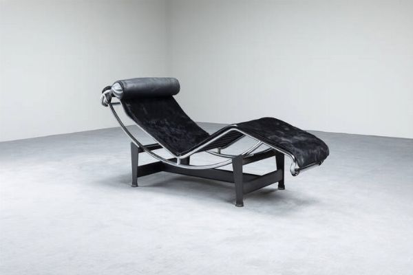 LE CORBUSIER  PIERRE JEANNERET  CHARLOTTE PERRIAND : Chaise longue LC4  - Asta Design e illuminazione - Associazione Nazionale - Case d'Asta italiane