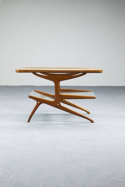 ICO PARISI : Tavolino portariviste mod. 214  - Asta Design e illuminazione - Associazione Nazionale - Case d'Asta italiane