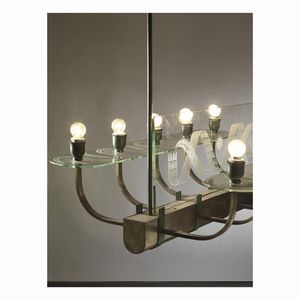 LAMPADARIO A SOSPENSIONE  - Asta Design e Arti Decorative del '900 - Associazione Nazionale - Case d'Asta italiane