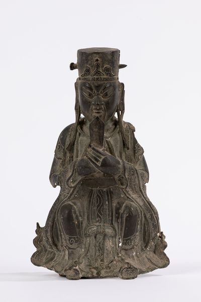 Scultura in bronzo. Cina, secolo XVII (difetti)  - Asta Arte orientale / 东方艺术 - Associazione Nazionale - Case d'Asta italiane