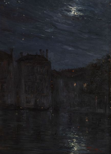 Fulvio Tessitore : Notturno a Venezia  - Asta Arte figurativa tra XIX e XX Secolo - Associazione Nazionale - Case d'Asta italiane