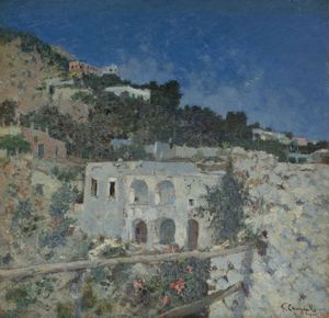 Francesco  Cangiullo - Capri, monte San Michele