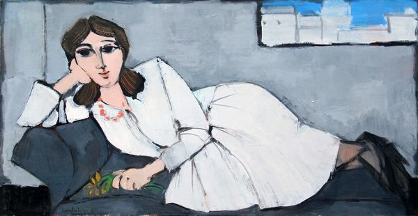 Domenico Cantatore : Ragazza in bianco  - Asta Arte Moderna e Contemporanea - Associazione Nazionale - Case d'Asta italiane