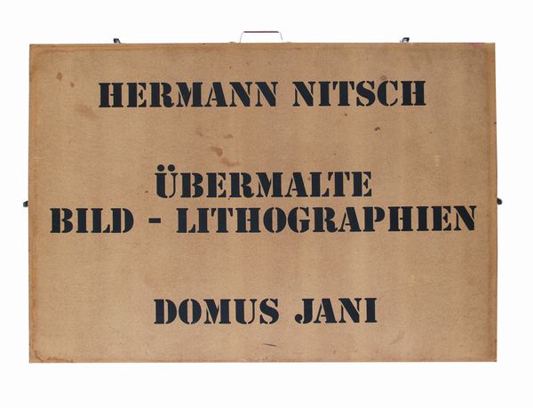 Hermann Nitsch : Ubermalte Bild - Lithographien, Domus Jani  - Asta Arte Moderna e Contemporanea - Associazione Nazionale - Case d'Asta italiane