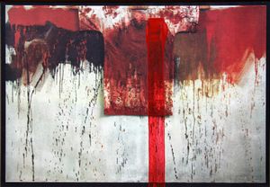 Hermann Nitsch : Ubermalte Bild - Lithographien, Domus Jani  - Asta Arte Moderna e Contemporanea - Associazione Nazionale - Case d'Asta italiane