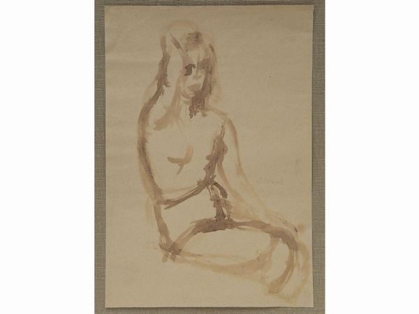 Giovanni March : Nudo di donna  - Asta L'arte di arredare - Associazione Nazionale - Case d'Asta italiane