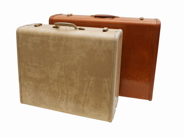 Due valigie Samsonite in fibra vulcanica  - Asta L'arte di arredare - Associazione Nazionale - Case d'Asta italiane