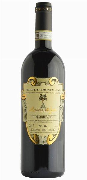 Brunello di Montalcino Madonna delle Grazie Marroneto del 2017  - Asta Pandolfini per Amici di URI - Asta Benefica per Sostenere la Ricerca Scientifica Urologica - Associazione Nazionale - Case d'Asta italiane