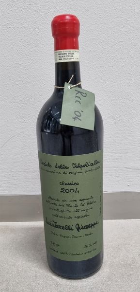 Recioto della Valpolicella Giuseppe Quintarelli 2004  - Asta Pandolfini per Amici di URI - Asta Benefica per Sostenere la Ricerca Scientifica Urologica - Associazione Nazionale - Case d'Asta italiane