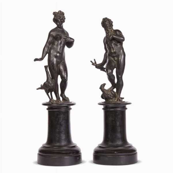 GIUNONE E ZEUS, BOTTEGA VENETA, FINE SECOLO XVI  - Asta Arte  ricerca | Dipinti sculture e oggetti d'arte da una raccolta fiorentina  - Associazione Nazionale - Case d'Asta italiane