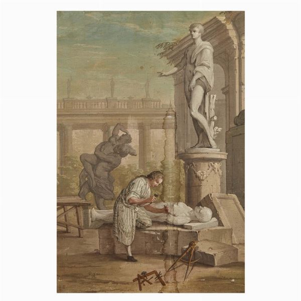 Artista toscano del sec. XVIII  - Asta Arte  ricerca | Dipinti sculture e oggetti d'arte da una raccolta fiorentina  - Associazione Nazionale - Case d'Asta italiane