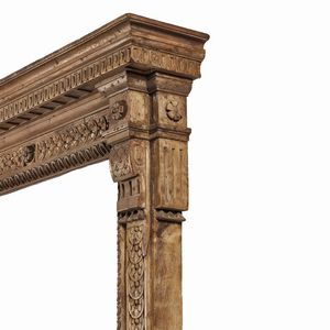 CORNICE AD EDICOLA, TOSCANA, PRIMA METÀ SECOLO XVI  - Asta Arte  ricerca | Dipinti sculture e oggetti d'arte da una raccolta fiorentina  - Associazione Nazionale - Case d'Asta italiane