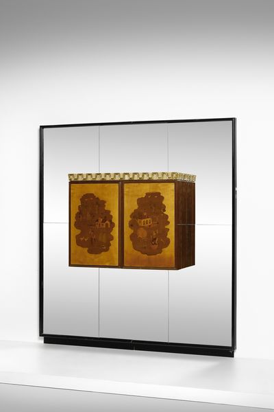 BORSANI OSVALDO (1911 - 1985) : Mobile bar  - Asta Asta 383 | DESIGN E ARTI DECORATIVE DEL NOVECENTO - FINE DESIGN Tradizionale - Associazione Nazionale - Case d'Asta italiane