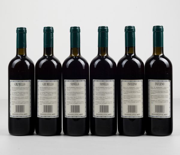 Conti Sertoli Salis, Grumello<BR>Conti Sertoli Salis, Inferno<BR>Conti Sertoli Salis, Sassella  - Asta Winter Wine Auction - Associazione Nazionale - Case d'Asta italiane