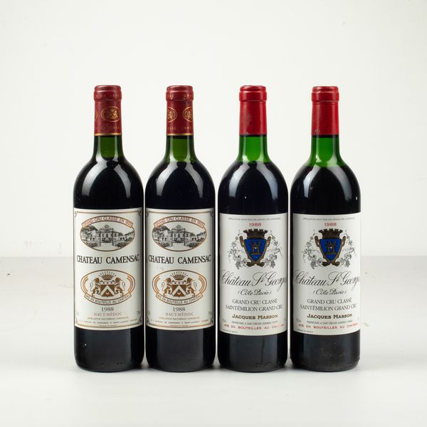 Chateau Saint Georges, Saint Emilion<BR>Chateau de Camensac, Haut Medoc  - Asta Winter Wine Auction - Associazione Nazionale - Case d'Asta italiane