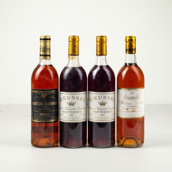 Chateau Guiraud, Sauternes<BR>Chateau Rieussec, Sauternes<BR>Chateau Dudon, Sauternes  - Asta Winter Wine Auction - Associazione Nazionale - Case d'Asta italiane