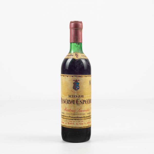 Martinez Lacquesta, Rioja Reserva Especial  - Asta Winter Wine Auction - Associazione Nazionale - Case d'Asta italiane