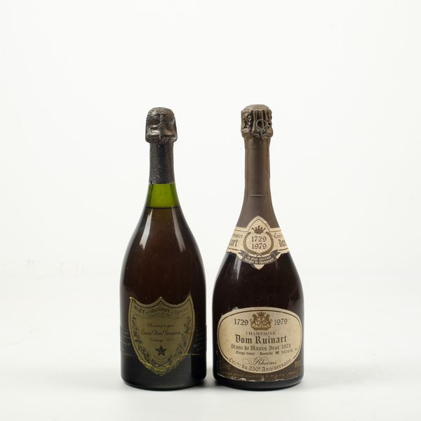 Ruinart, Dom Ruinart Blanc de Blancs Brut 250 anniversaire<BR>Moet et Chandon, Dom Perignon  - Asta Winter Wine Auction - Associazione Nazionale - Case d'Asta italiane