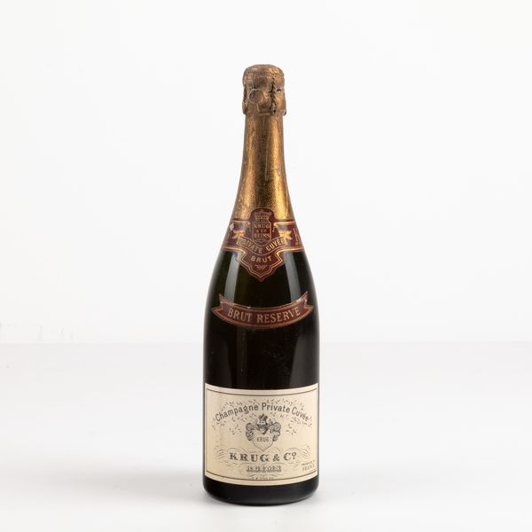 Krug, Champagne Private Cuvee Brut Reserve  - Asta Winter Wine Auction - Associazione Nazionale - Case d'Asta italiane