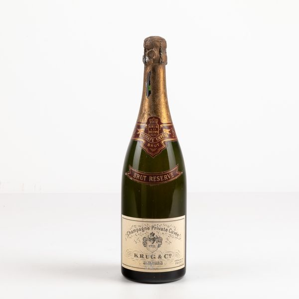 Krug, Champagne Private Cuvee Brut Reserve  - Asta Winter Wine Auction - Associazione Nazionale - Case d'Asta italiane