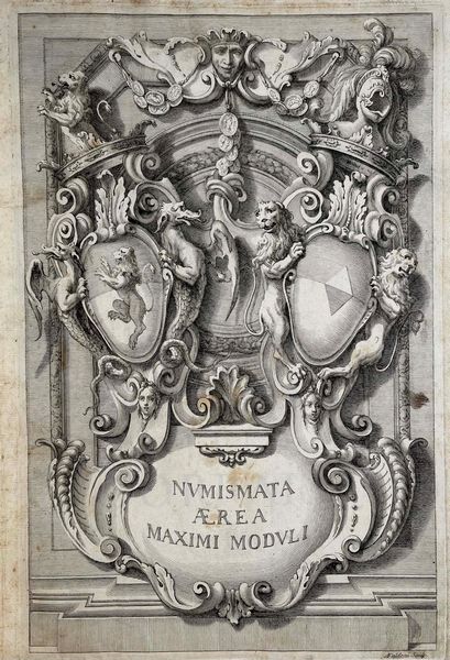 (inc. FALDONI G.A.). Numismata aerea selectiora maximi moduli e Museo Pisano olim Corrario, apud Baptistam Albritium Hieronymi filium.  - Asta Numismatica - Associazione Nazionale - Case d'Asta italiane