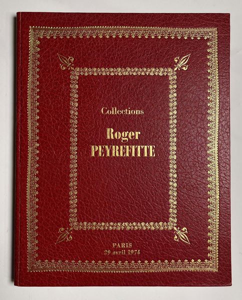 VINCHON J. Collections ROGER PEYREFITTE. Monnaies Grecques en Or et en Argent, Monnaies Consulaires et Imperiales Romaines en Or et en Bronze. Parigi, 29 aprile 1974.  - Asta Numismatica - Associazione Nazionale - Case d'Asta italiane