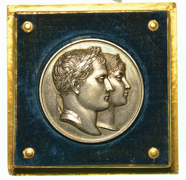 NAPOLEONE I, 1805-1814. Medaglia in argento 1810. Cerimonie per il matrimonio di Napoleone con Maria Luigia d'Austria.  - Asta Numismatica - Associazione Nazionale - Case d'Asta italiane