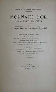 ROLLIN & FEUARDENT. Collection de M. le Vicomte de PONTON D'AMECOURT. Parigi, 25-30 Aprile 1887.  - Asta Numismatica - Associazione Nazionale - Case d'Asta italiane