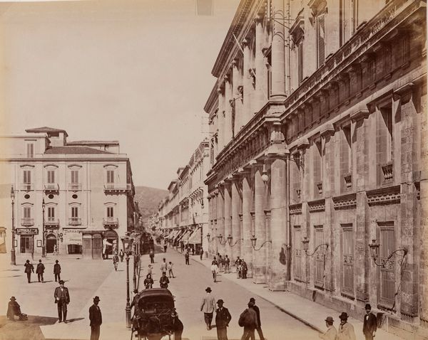 Giacomo Brogi : Messina, Via Garibaldi  - Asta Fotografia: Under 1K - Associazione Nazionale - Case d'Asta italiane