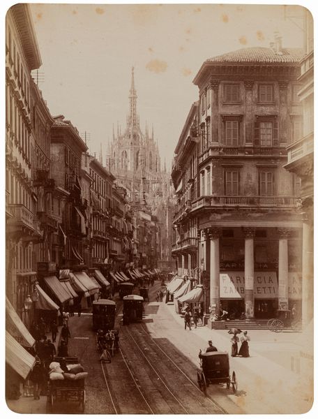 Anonimo : Milano, Corso Vittorio Emanuele  - Asta Fotografia: Under 1K - Associazione Nazionale - Case d'Asta italiane