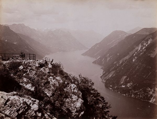 GIORGIO SOMMER : Lugano, panorama ven San Salvatore  - Asta Fotografia: Under 1K - Associazione Nazionale - Case d'Asta italiane