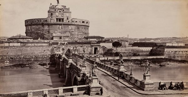 FRANCIS FRITH : Castel Sant'Angelo, Roma  - Asta Fotografia: Under 1K - Associazione Nazionale - Case d'Asta italiane