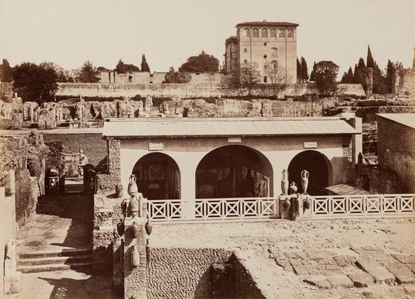 Lodovico Tuminello : Roma, Palazzo dei Cesari, casa paterna di Tiberio  - Asta Fotografia: Under 1K - Associazione Nazionale - Case d'Asta italiane