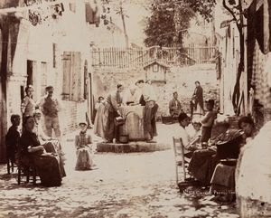 Carlo Naya - Venezia, Corte dei Preti ; Palazzo sul Canal Grande