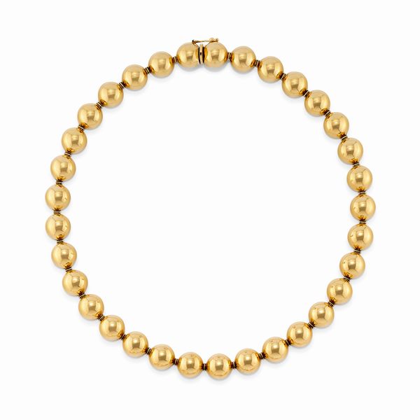 Collana in oro giallo 18k  - Asta Argenti dal XVIII al XX secolo - Associazione Nazionale - Case d'Asta italiane