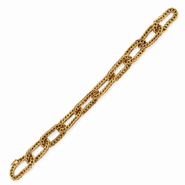 Bracciale in oro giallo 18k  - Asta Argenti dal XVIII al XX secolo - Associazione Nazionale - Case d'Asta italiane