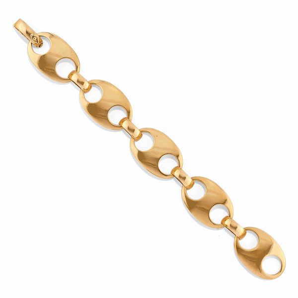 Bracciale in oro giallo 18k  - Asta Argenti dal XVIII al XX secolo - Associazione Nazionale - Case d'Asta italiane