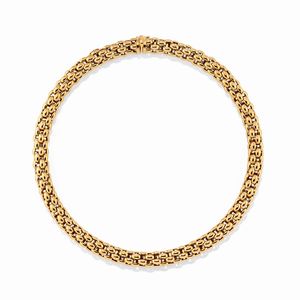 FOPE : Collana e bracciale in oro bicolore 18k  - Asta Argenti dal XVIII al XX secolo - Associazione Nazionale - Case d'Asta italiane